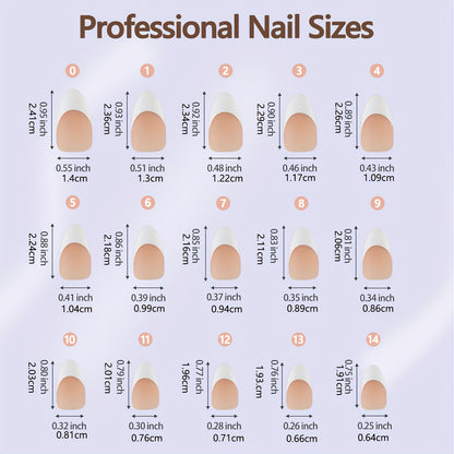 Royal Pre-Made French Tips - Almond