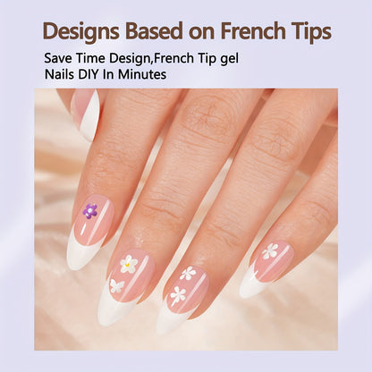 Royal Pre-Made French Tips - Almond