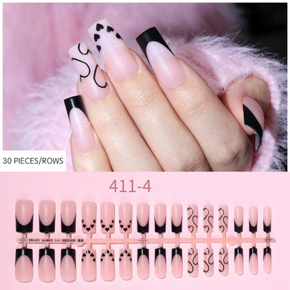 Royal Pre-Designed French Tips | 4 Designs Mixed Set