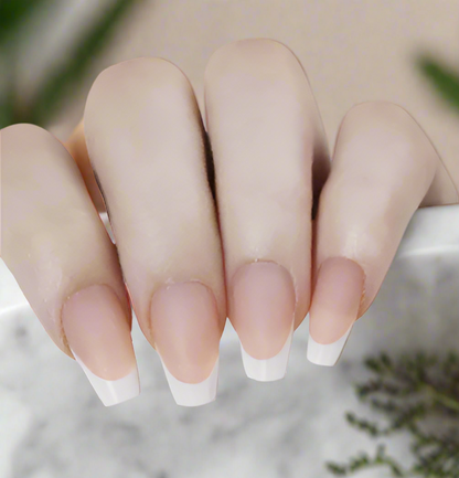 Royal Pre-Made French Tips - Short Coffin